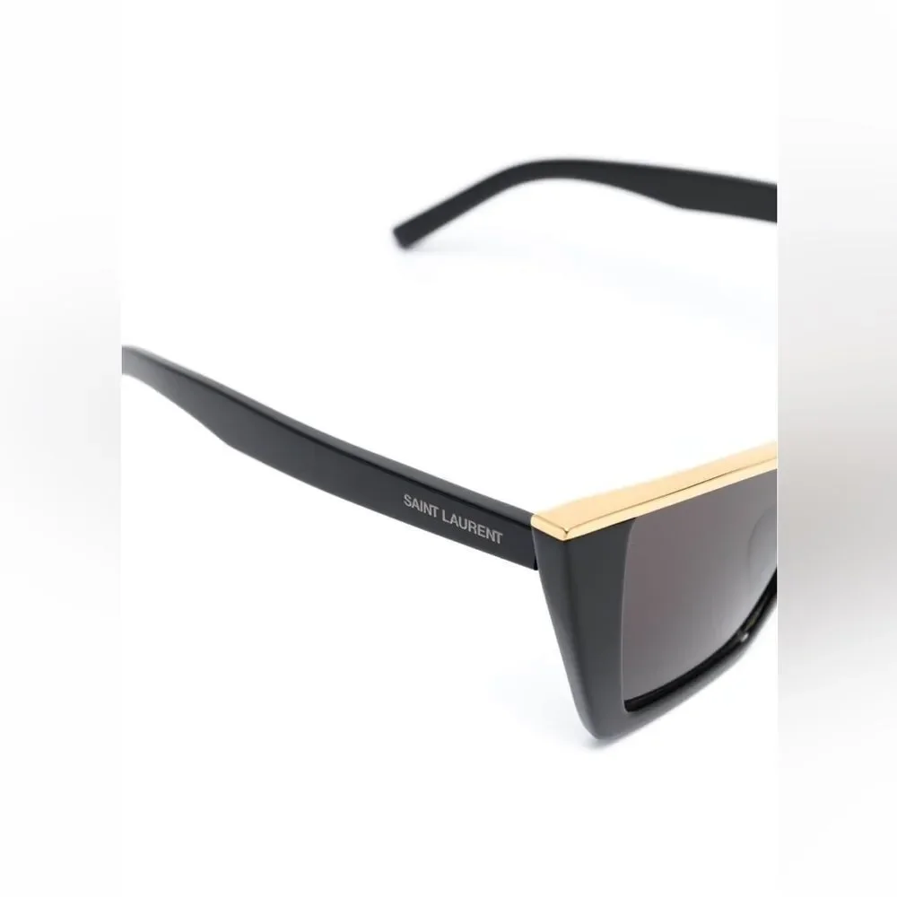 LAST CHANCE Cat-eye acetate and gold-tone sunglasses - Picture 3 of 6